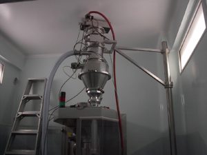 transportador de polvos al vacío