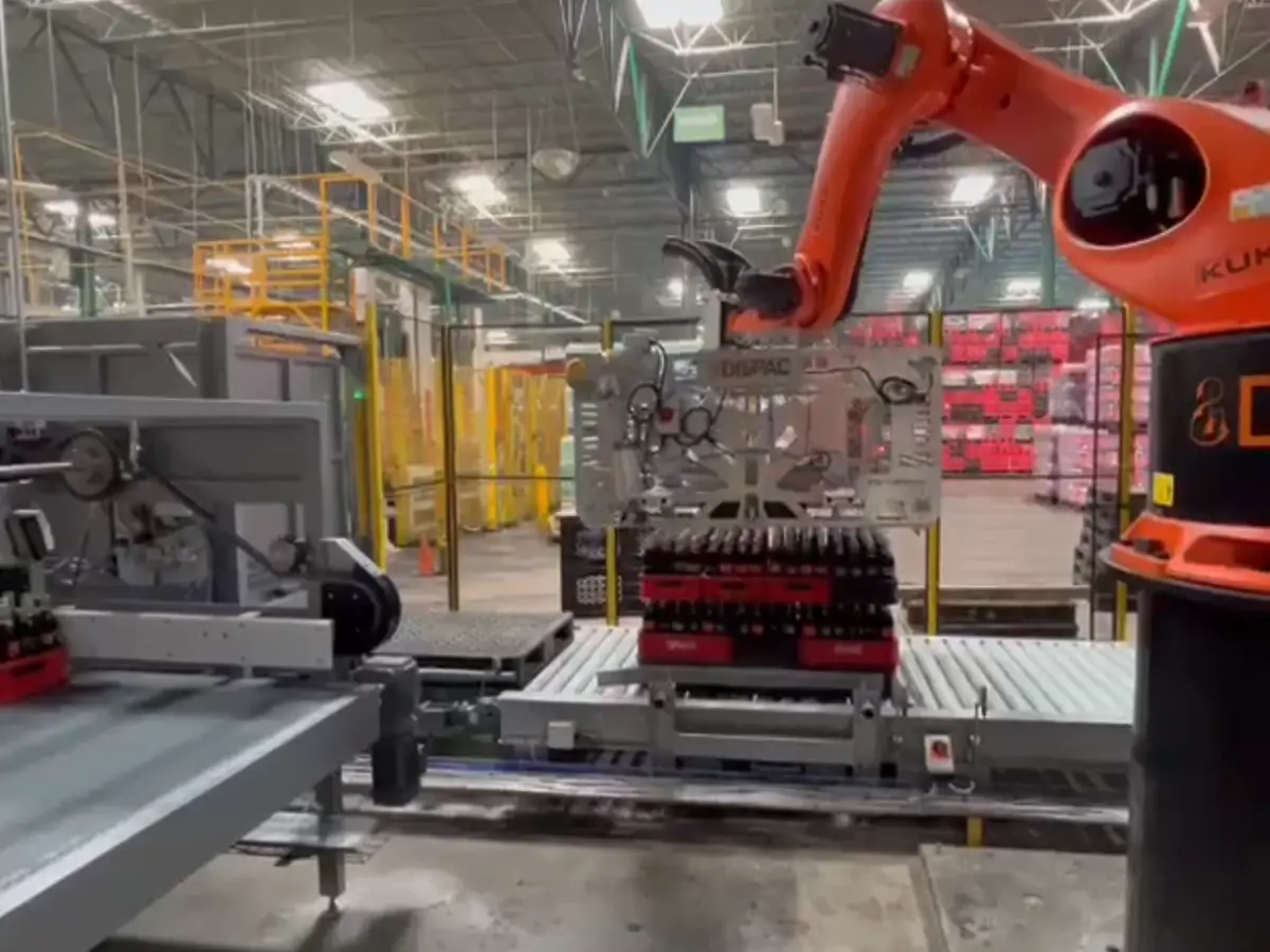 Paletizadoras de Cajas con Robot