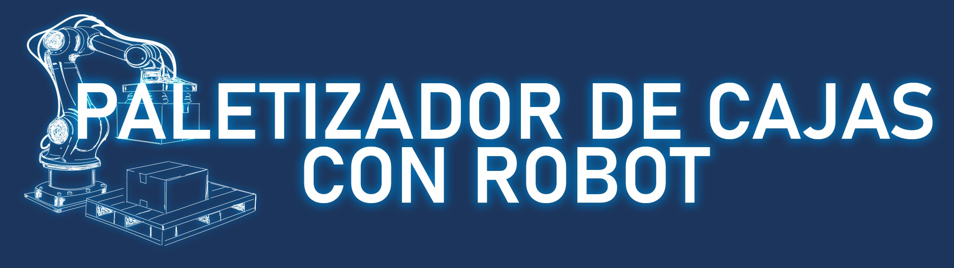 Paletizador de cajas con robot